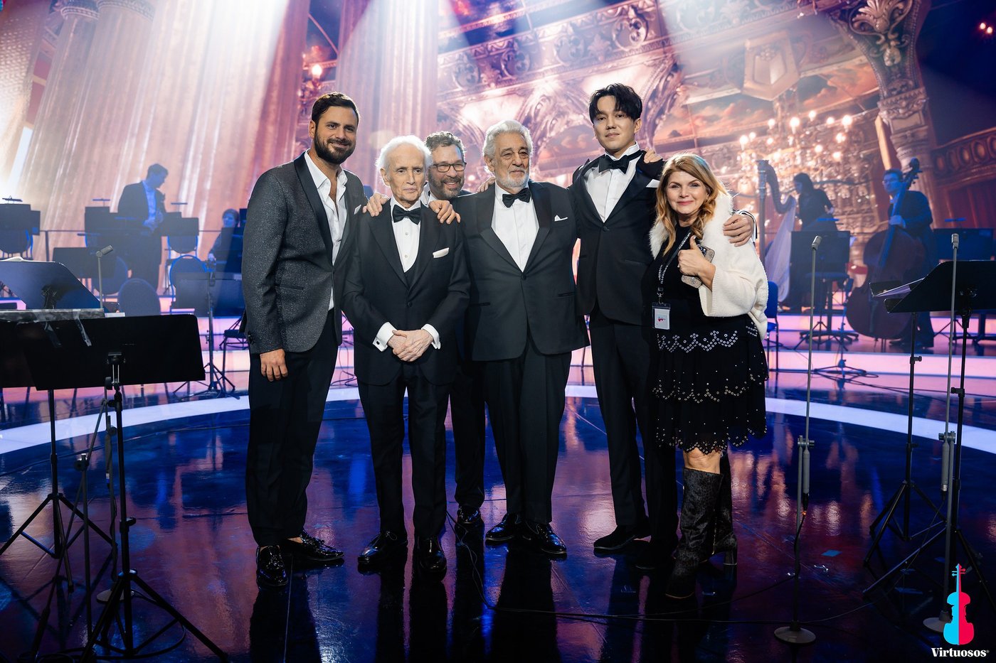 Plácido Domingo, José Carreras, Dimash Qudaibergen, HAUSER és Peller Mariann